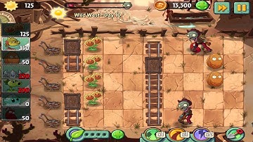 Plants vs Zombies 2: Wild West Day 10 Walkthrough
