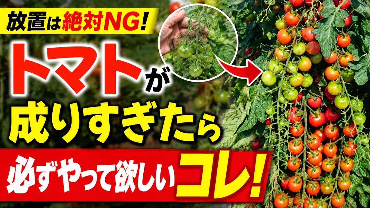 You won't get a long harvest] Here's the correct way to manage