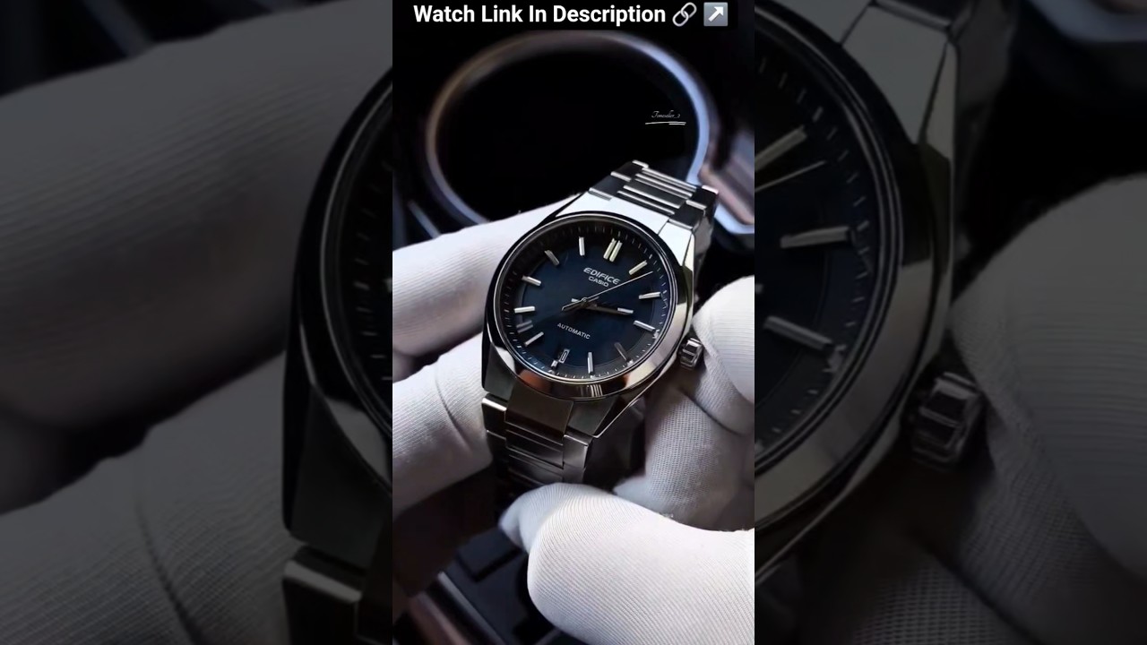 Edifice Casio Automatic Blue Dial Luxury Men's Watch 