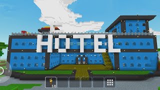 Blockcraft 3D: 에피소드 21 | "대규모 호텔 건설" 🏨 | 전체 튜토리얼 screenshot 3