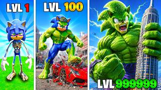 Upgrading Sonic to HULK SONIC in GTA 5