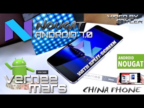 Vernee Mars with Android 7.0 Nougat, Split-Screen Mode (Unboxing & Review) // Video by s7yler