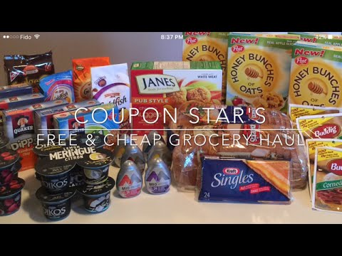 FREE & CHEAP GROCERY HAUL – SEPT 2ND 2016 – COUPONING IN CANADA