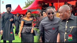 Prince of Africa; Cheddar & wife, Dr. Despite & Dr. Ofori Sarpong storm the Biggest Funeral in Kwahu