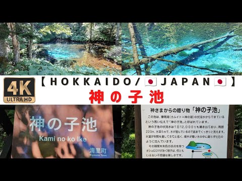 [４Ｋ]【神秘の池｢神の子池｣と裏摩周展望台/北海道】POND KAMINOKO/LAKE MASHU/HOKKAIDO/JAPAN