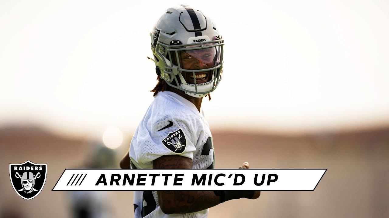 Damon Arnette Mic'd Up at 2020 Training Camp: "You're Dressed Like Boobie Miles" | Las Vegas Raiders