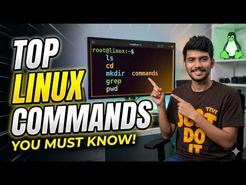 Top Linux Commands💻 | ls, pwd, rm, mkdir Explained