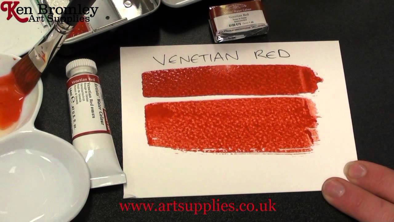 Winsor & Newton Artists' Water Colour paint Venetian Red 678 Series 1