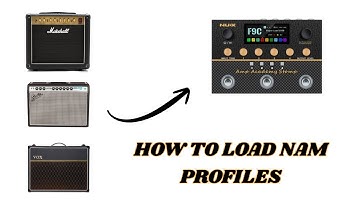 How to load NAM profiles to NUX Amp Academy Stomp