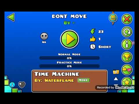 viendo niveles de nada xD (geometry dash) que fasil