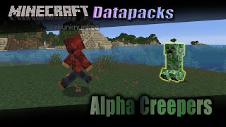 Minecraft Datapacks 1.16: Alpha Creepers