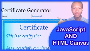 Build a Downloadable Certificate Generator in JavaScript and HTML5 Canvas API (with source code)