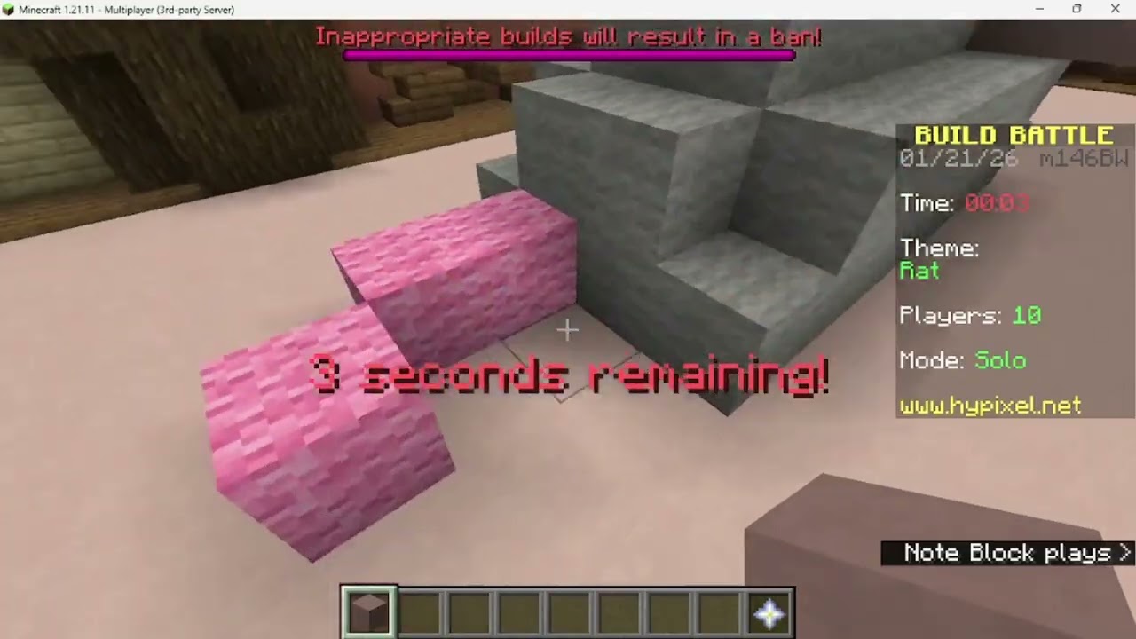 Playing Build Battle On Hypixel Again