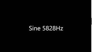 Sine 5828Hz Audio Only