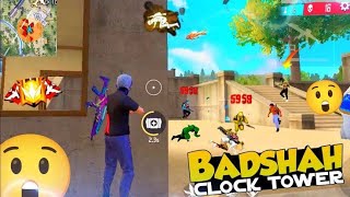 OP Clock Tower🏰🏰🏰 fight👊👊👊 Hamza Bhai Free fire Game paly 😳😳😳🕶🕶😎😎