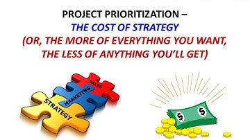 Project Prioritization - The Cost Of Strategy