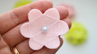 Wonderful Bouquets 💗💗💗 VERY SIMPLE 💗 Felt Flowers Needlework DIY