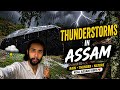 Thunderstorms in Assam 🌧️⚡ Real Village Experience
