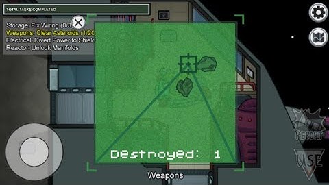 how to do clear asteroids task in among us | among us gameplay