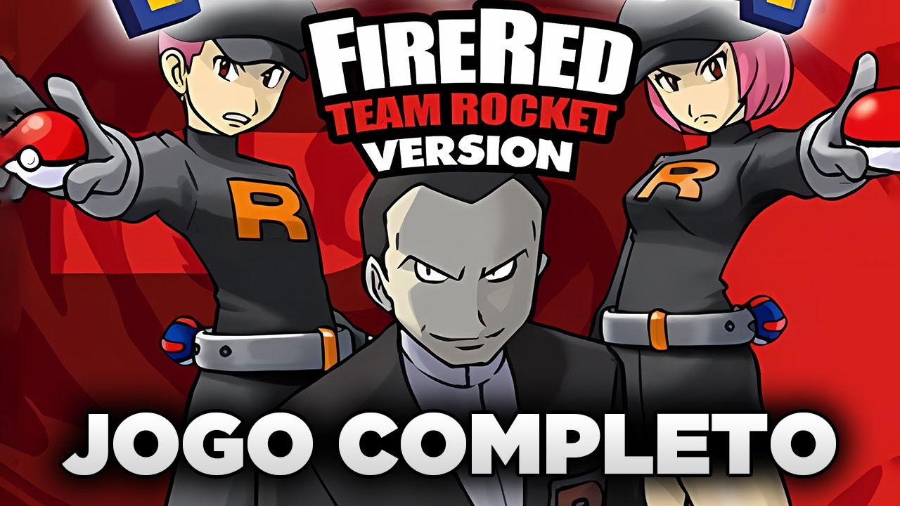 Pokémon Fire Red: Rocket Edition - Jogo Completo Até Zerar (GBA)