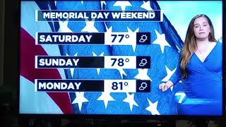 McCall Vrydaghs weather update for Dayton,Ohio whio t.v.