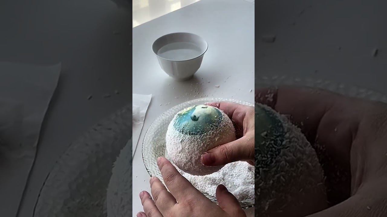 Zefir Christmas Ball with Edible Print — Process