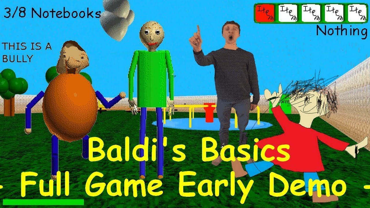 Baldi basics full demo. Baldi's Basics Full game Demo. Baldi Basics Demo. Baldi's Basics Demo 1.1. БАЛДИ Басикс фулл гейм паблик демо скретч.