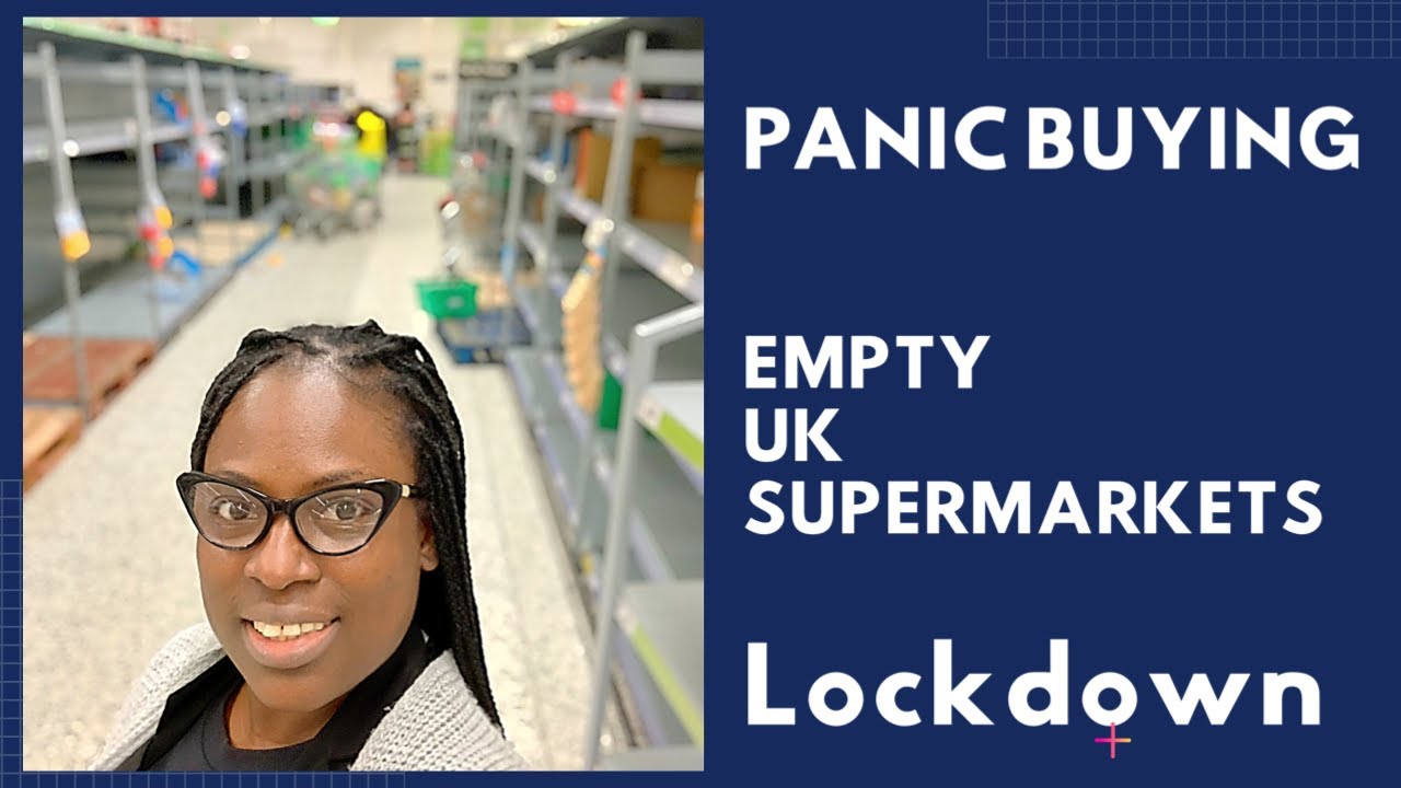 PANIC BUYING IN UK ||UK SHOPS EMPTY || EMPTY SHELVES INSIDE UK SUPERMARKETS||| LONDON LOCKDOWN