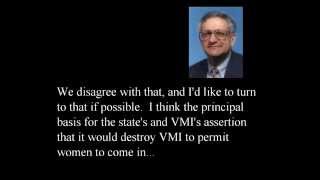 Supreme Court Clips: U.S. v. Virginia - admitting women to VMI