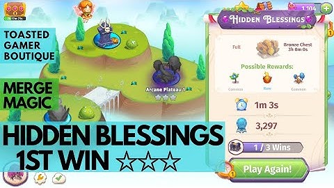 Merge Magic Hidden Blessings • Secret Level 3 Stars On 1st Win ☆☆☆