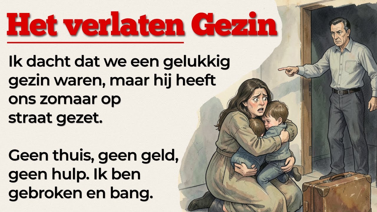 De verlaten familie - Dutch Stories - Learn Dutch with Stories