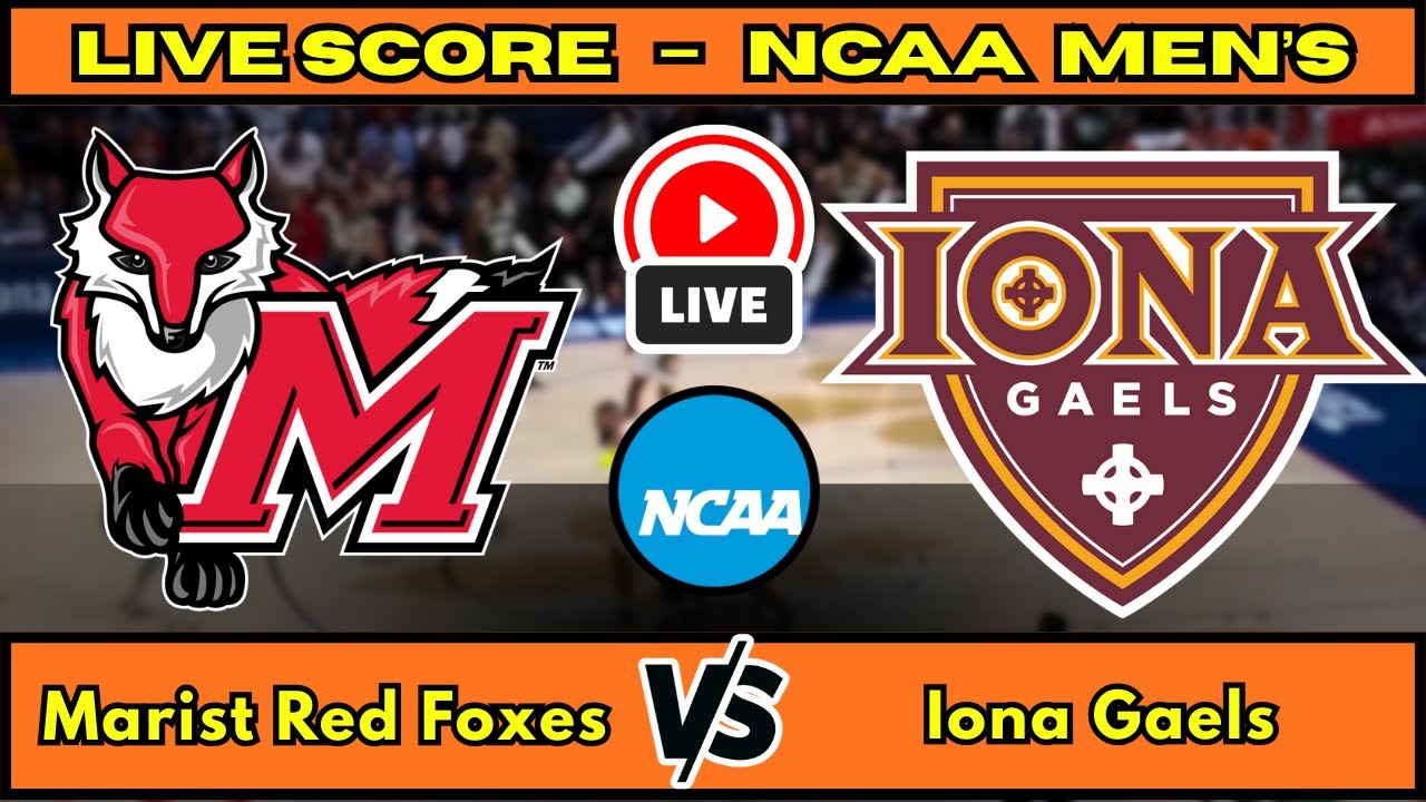 🔴 Marist Red Foxes vs Iona Gaels | NCAA Men’s Basketball | Live Score Update Jan 4