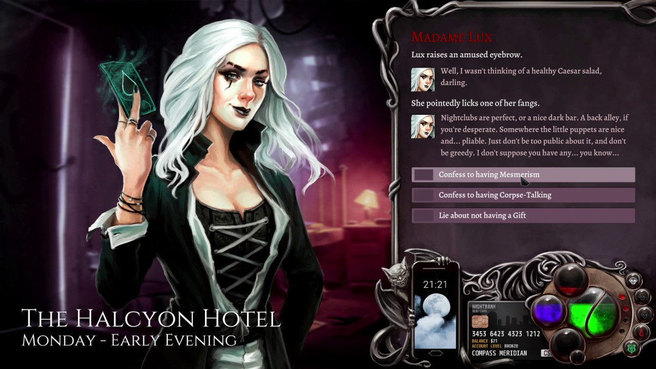Nighthawks - Embrace The Night In This Stylish Vampire Visual Novel RPG ...