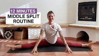 Middle Split and Straddle Fold in 12 Minutes