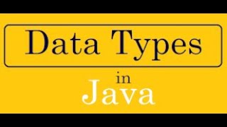 Java  - Datatypes and Control Structures