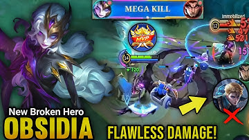 Unstoppable! NEW HERO OBSIDIA | 19 Kills with MVP | Build top 1 global obsidia ~ MLBB