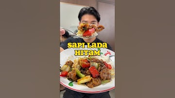 SAPI LADA HITAM ! UENAK BANGET #ngeshortsbareng #food #Resepsapi