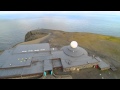 Aerial drone of nordkapp  north cape  capo nord