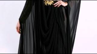 Fashion Worldd latest stylish gown for muslim girls// black gown, abaya, hijab, for girls 2018 colle