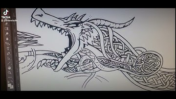 AWP Dragon Lore - drawing, printing, wrapping.