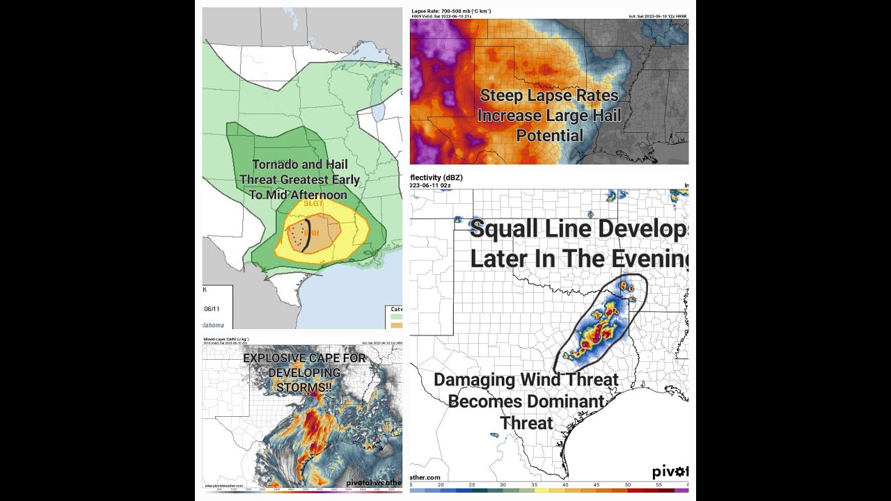 Strong to Severe Storms Likely This Afternoon! All Hazards Possible ...