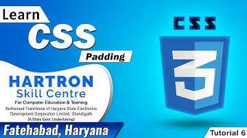 CSS | Tutorial 6 | Padding | HARTRON SKILL CENTRE FATEHABAD