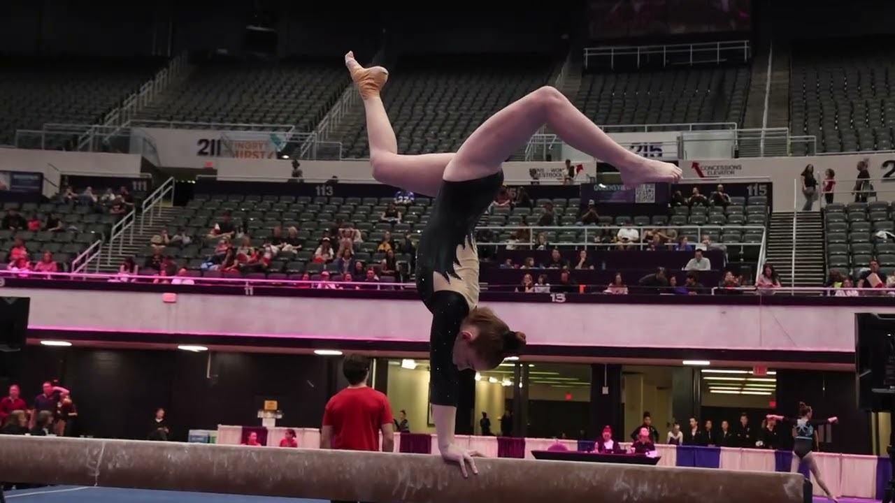 Harper Heath 4th Beam 9.5 Long Beach Open 2026 Wildfire Gymnast Level 7