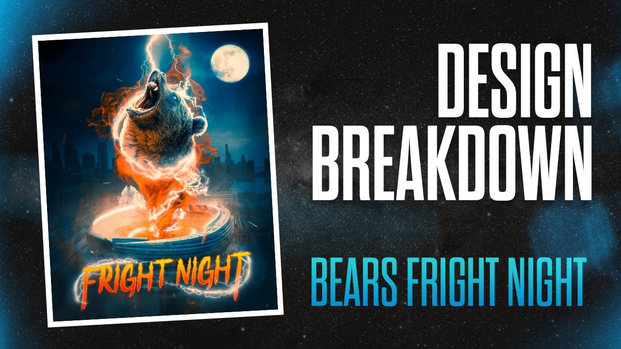 Chicago Bears Halloween Breaking Down the .PSD All Layers