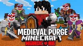 100 Players Simulate a MEDIEVAL PURGE Civilization in Minecraft