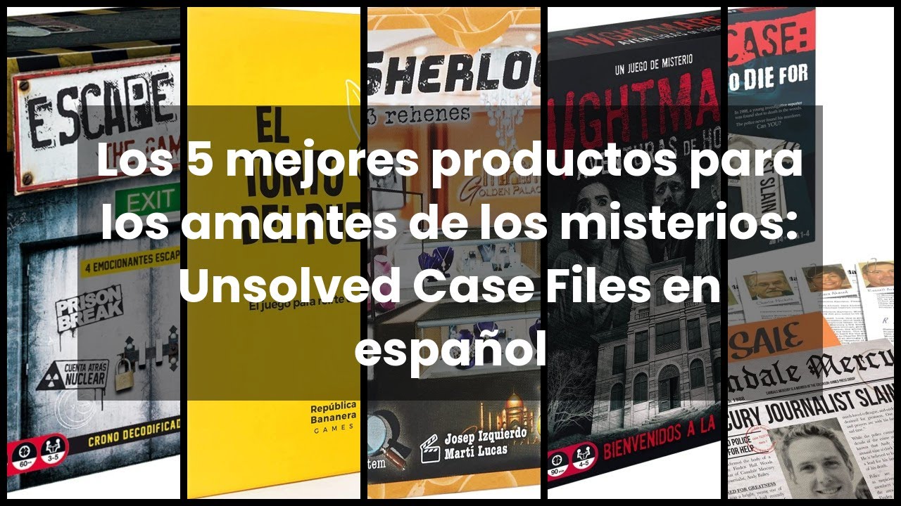 【UNSOLVED CASE FILES ESPAÑOL】