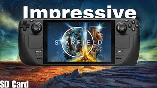 Can't Belive it Runs | Starfield on Steam Deck | SD Card |