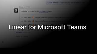 Linear for Microsoft Teams