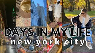 NYC DAYS IN MY LIFE VLOG | gift guides, black friday links, thrifting, work.. all the things