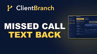 Missed Call Text Back: Turn Lost Calls Into Bookings | ClientBranch screenshot 1